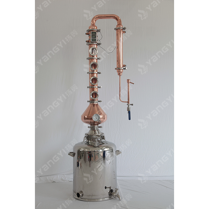 100L boiler with 4inch copper column