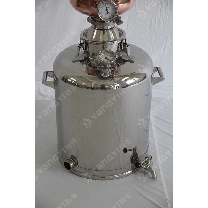 100L boiler with 4inch copper column