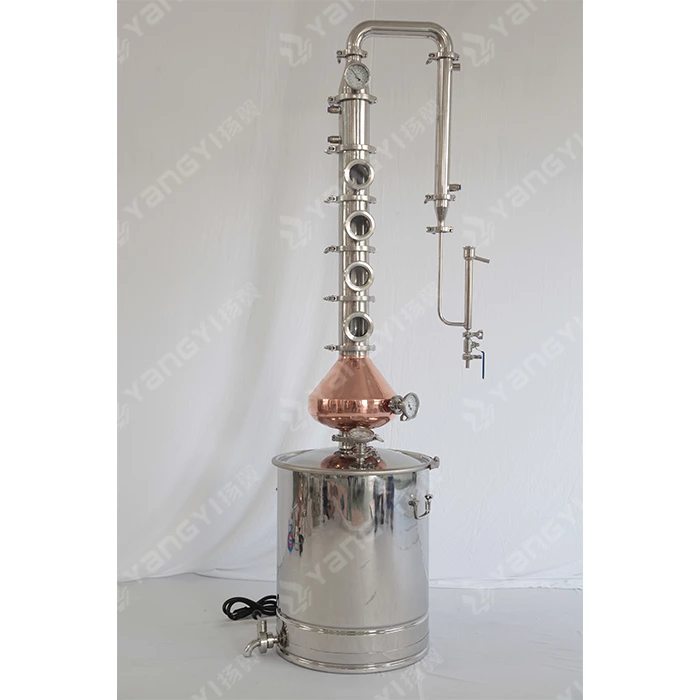 150L tank with ss304 reflux column