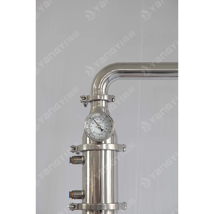 150L tank with ss304 reflux column