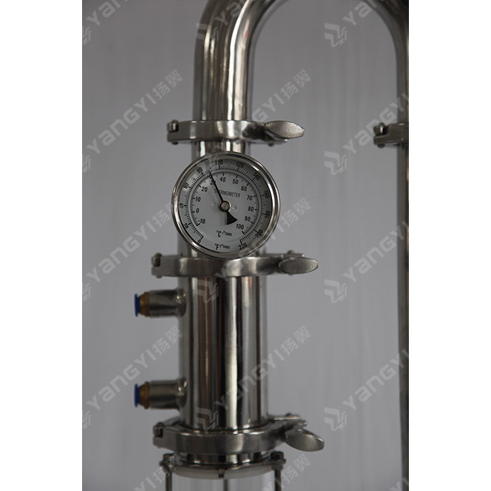 30L pot with 3inch glass reflux column