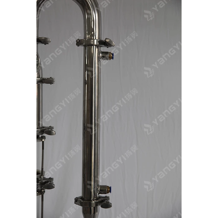 30L pot with 3inch glass reflux column